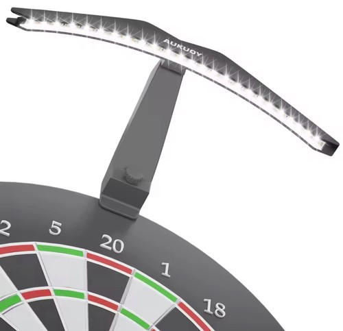 Led dart board light - board, system