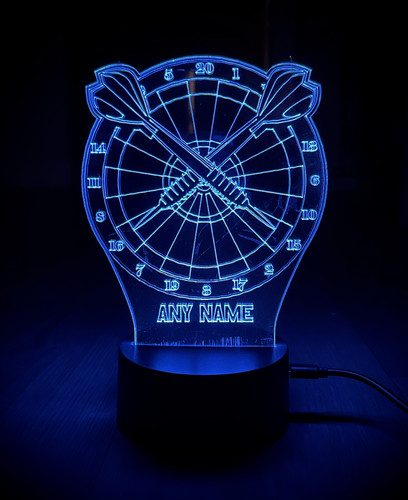 Personalised dart board night - dart,